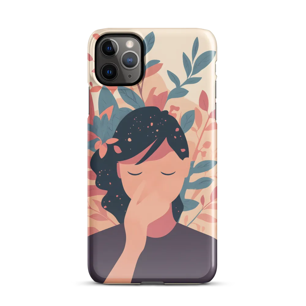 Whispers of Nature: A Serene Contemplation | Phone Case |  11 Pro Max | Snap Case | Glossy