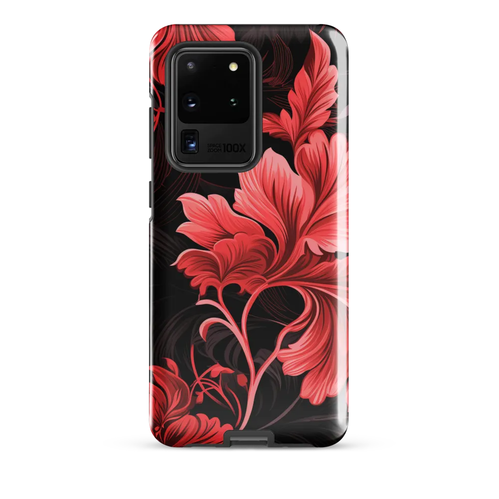 Tropical Elegance in Red