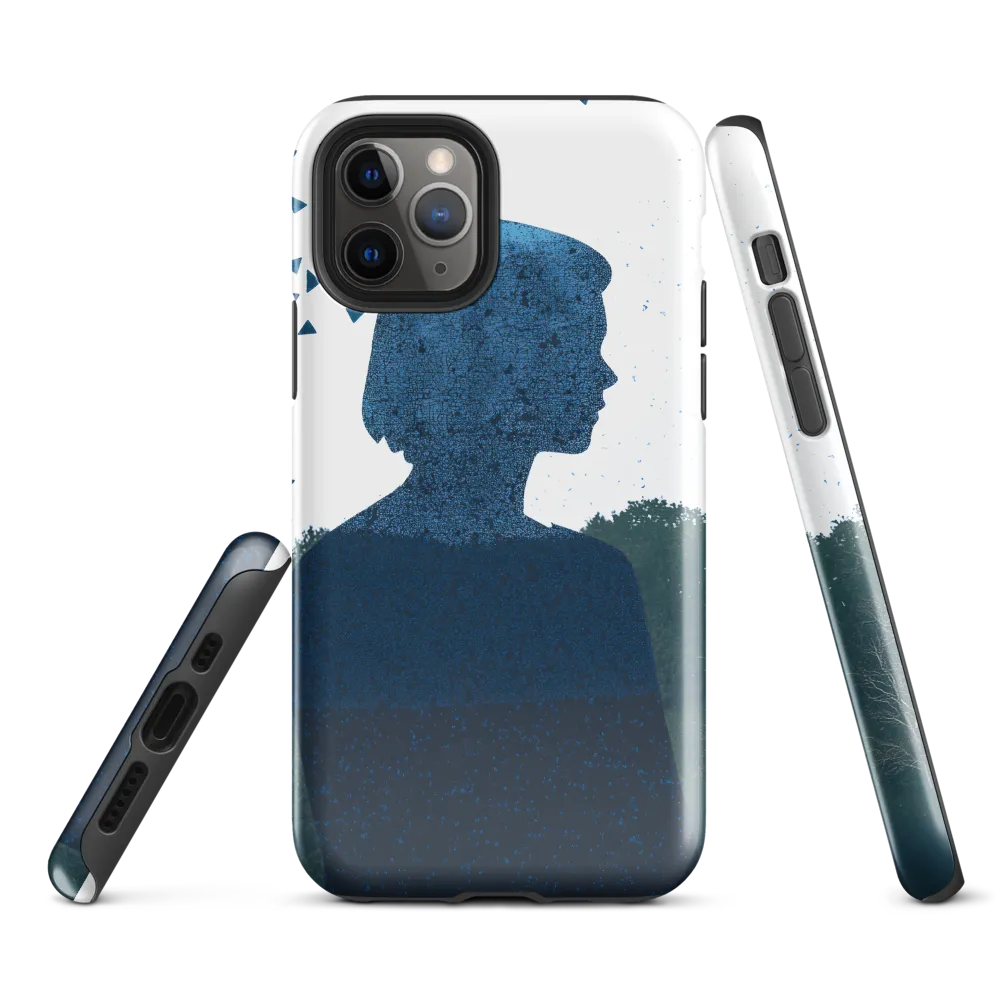 Blue Contemplation | Phone Case |  11 Pro | Tough Case | Glossy