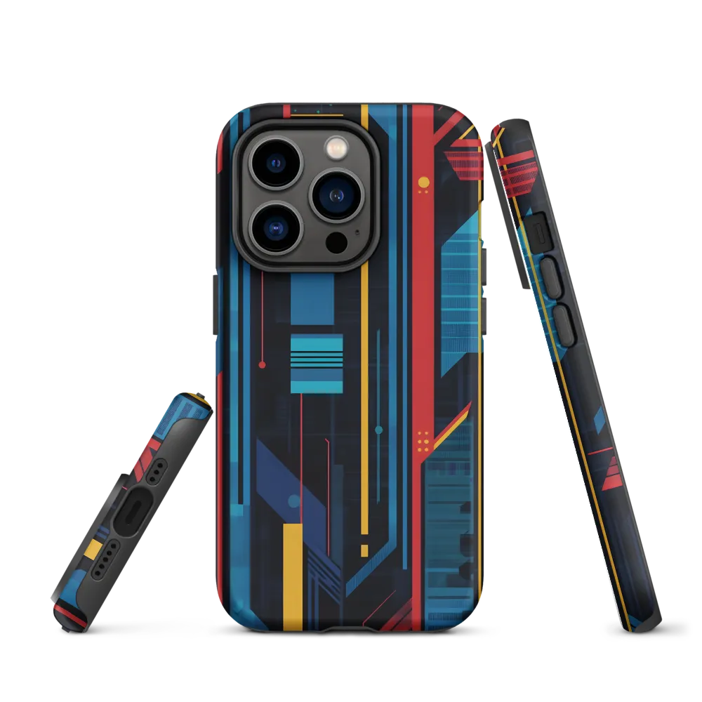 Symphony of Lines | Phone Case |  14 Pro | Tough Case | Matte