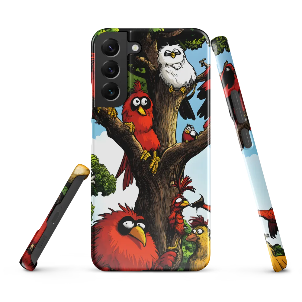 Whimsical Avian Gathering