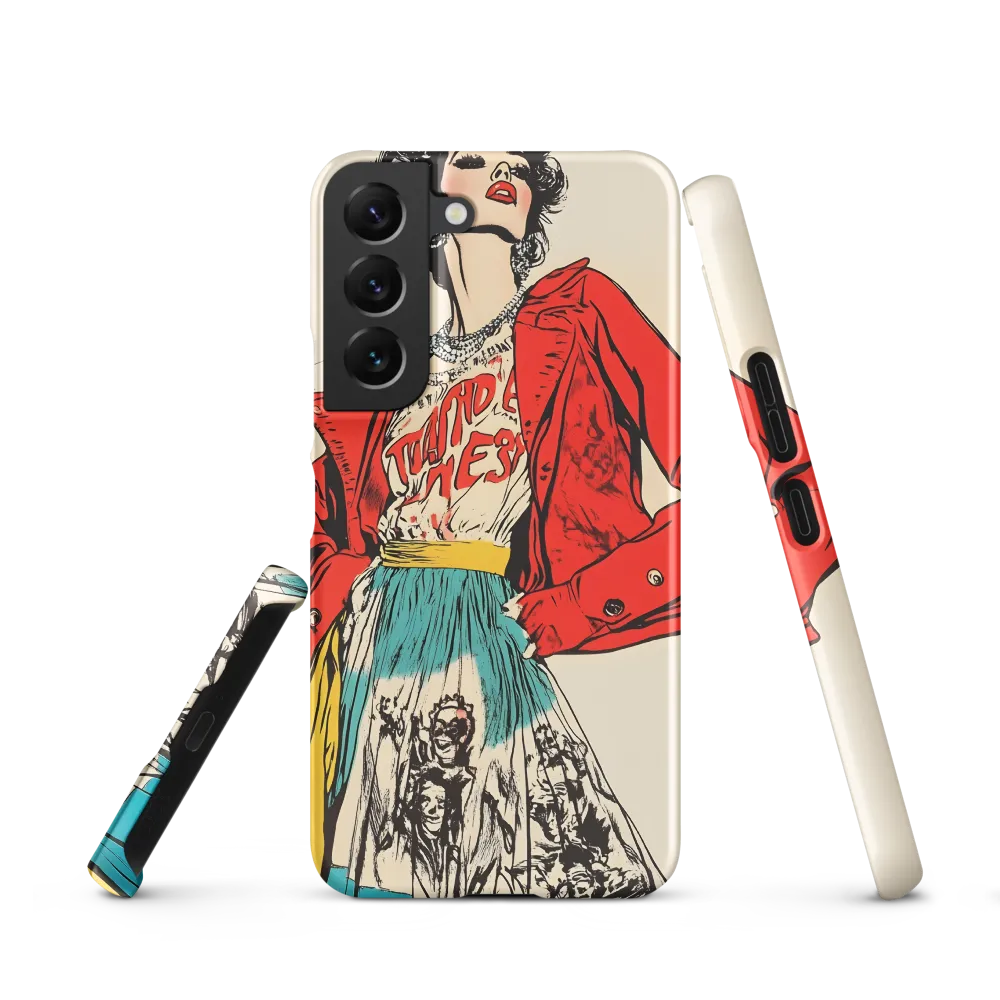 Vibrant Elegance: A Pop Art Fashion Statement