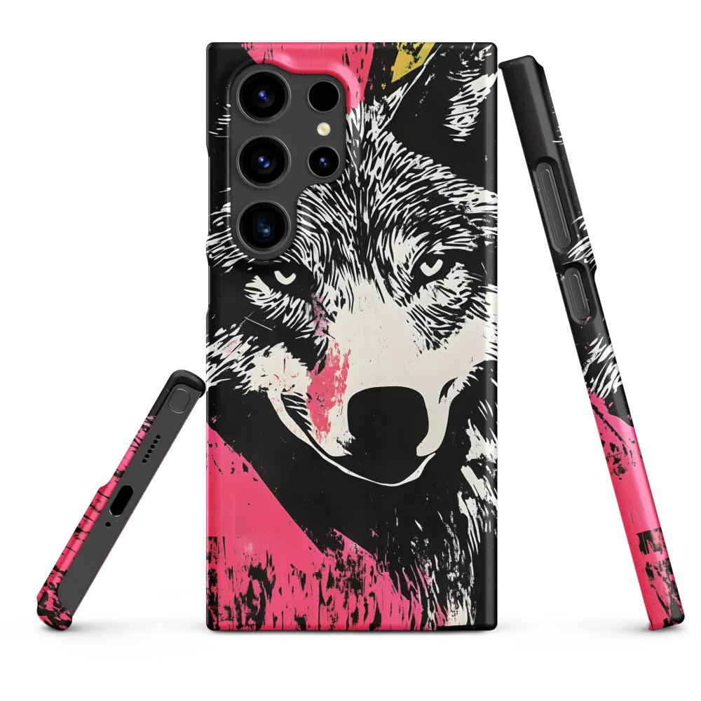 Intense Gaze of the Wolf