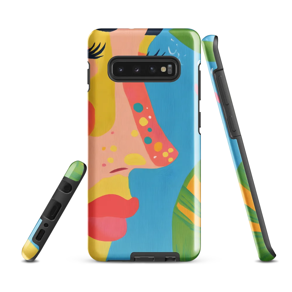 Whimsical Woman: A Modern Portrait | Phone Case |  S10 Plus | Tough Case | Glossy