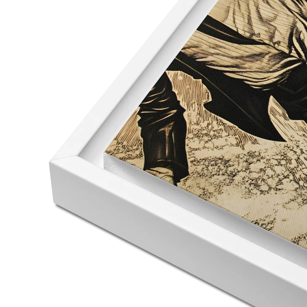 Ascendancy of the Spirit | Canvas with White Frame | 12″×16″