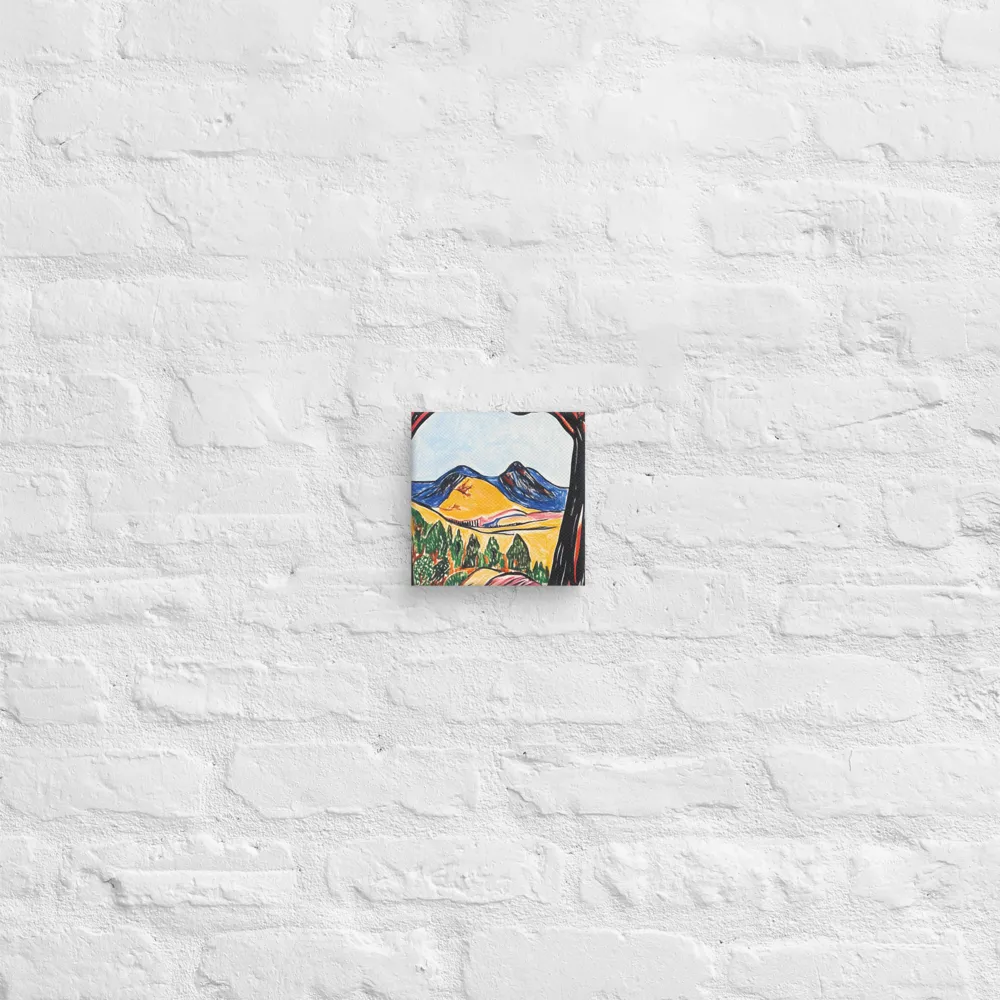Vibrant Nature's Embrace | Canvas | 6″×6″
