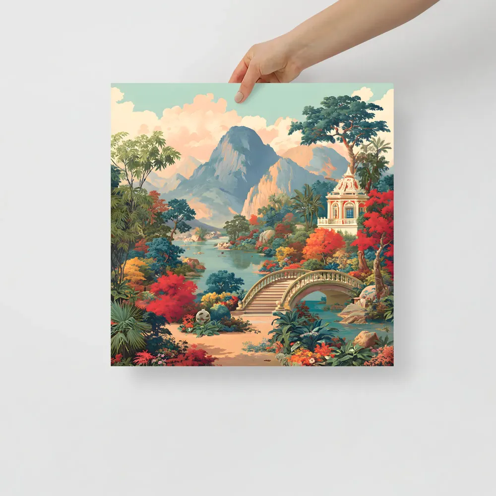 Arcadian Bridge 
 Poster | 16″x 16″