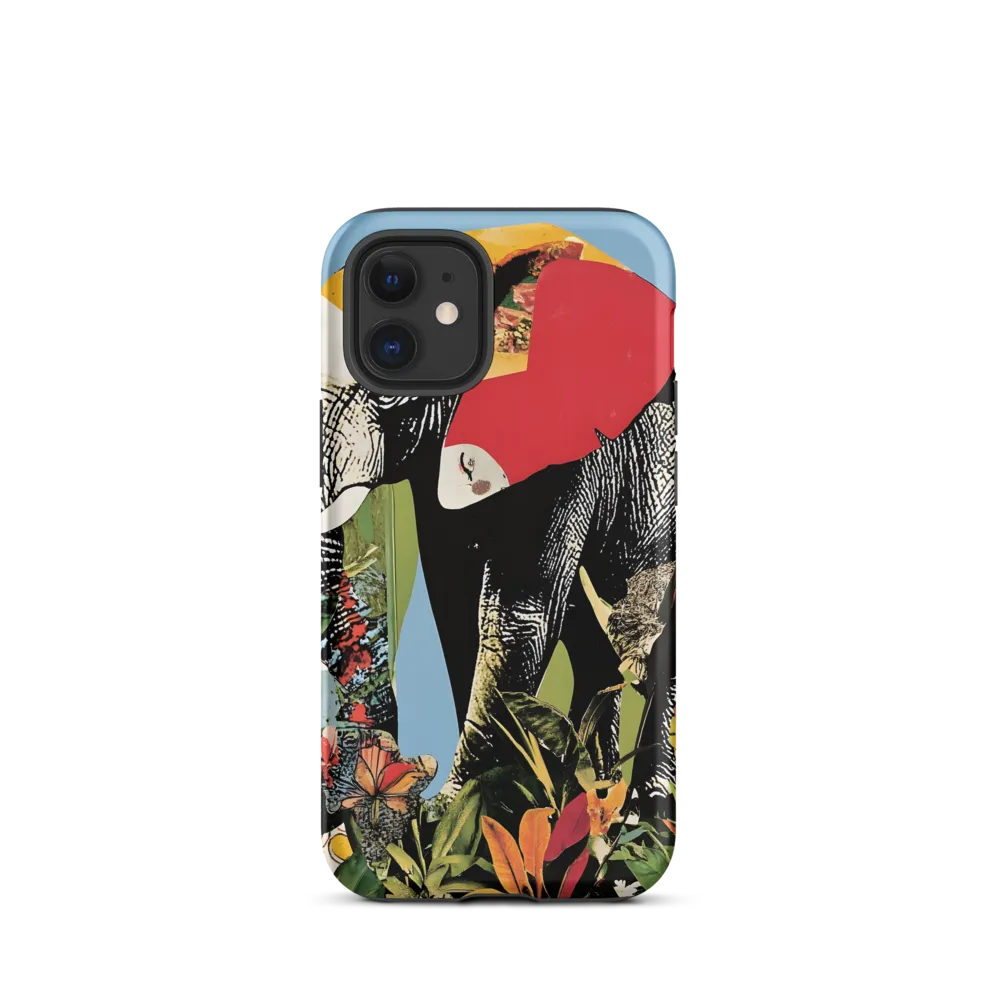 Harmony of Nature: The Elephant's Embrace | Phone Case |  12 mini | Tough Case | Matte