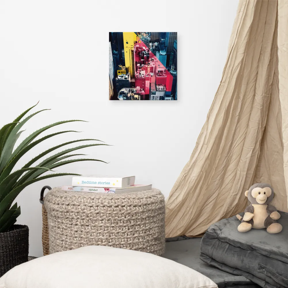 Dynamic Urban Symphony | Canvas | 12″×12″