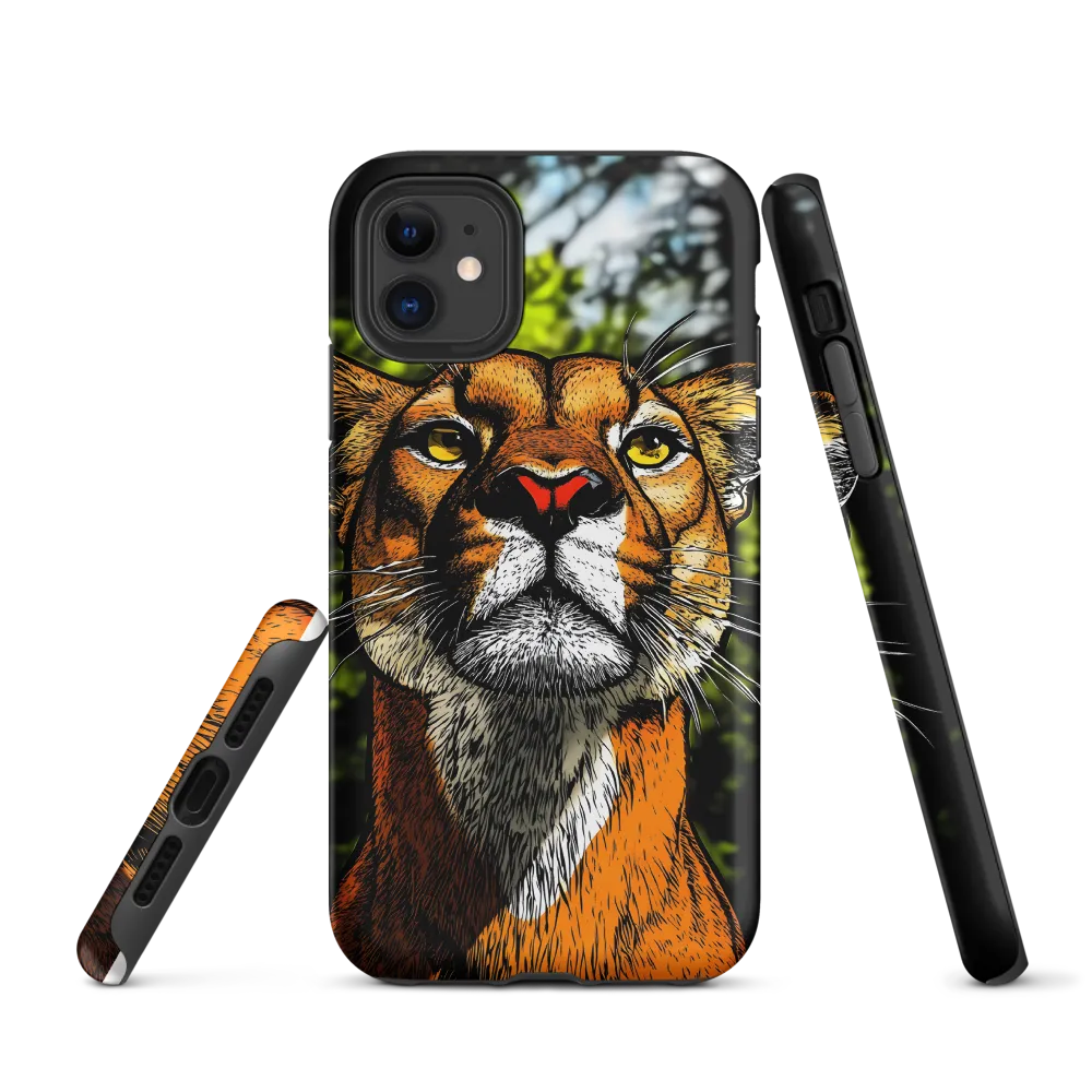 Regal Gaze: The Lioness in Focus