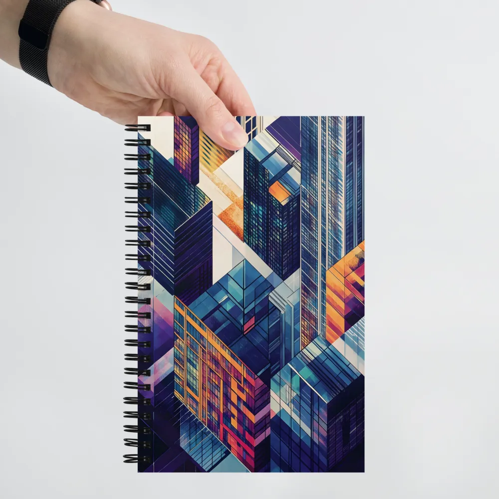 Urban Kaleidoscope | Spiral Notebook