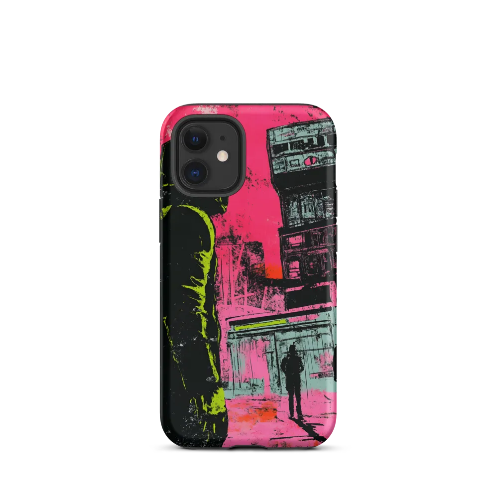Urban Echoes of Mystery | Phone Case |  12 mini | Tough Case | Matte