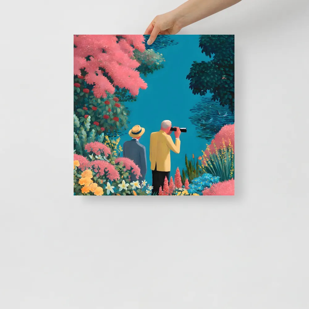 Pondside Observation 
 Poster | 18″x 18″