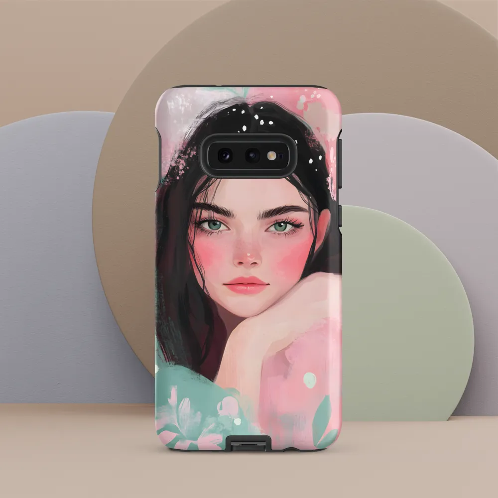 Mint & Rose — Portrait in Pastel Washes