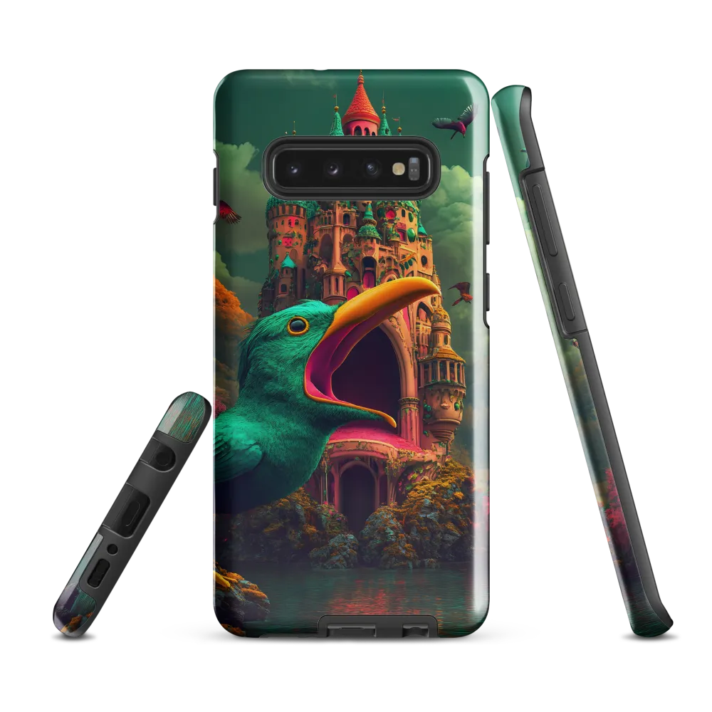 The Enchanted Castle and the Chattering Bird | Phone Case |  S10 Plus | Tough Case | Glossy