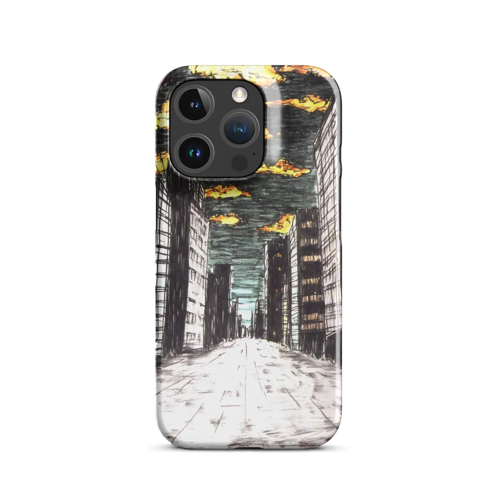Eclipsed Cityscape | Phone Case |  16 Pro | Snap Case | Glossy