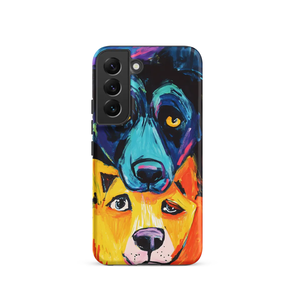 Vibrant Companions: An Expression of Canine Spirit