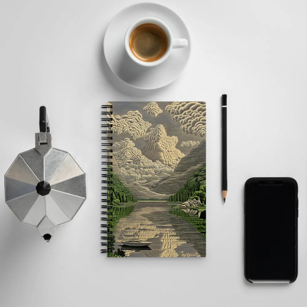 Reflections of Serenity | Spiral Notebook