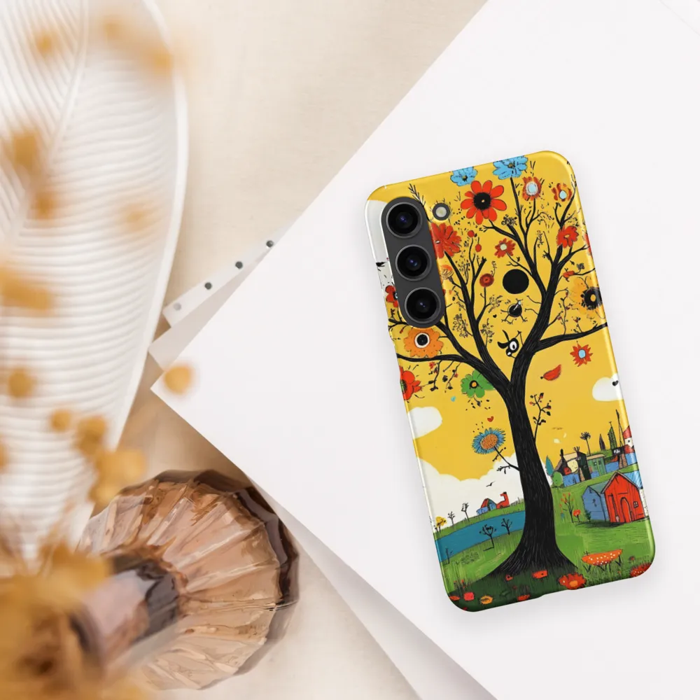 Whimsical Blooms of Life | Phone Case |  S23 Plus | Snap Case | Matte