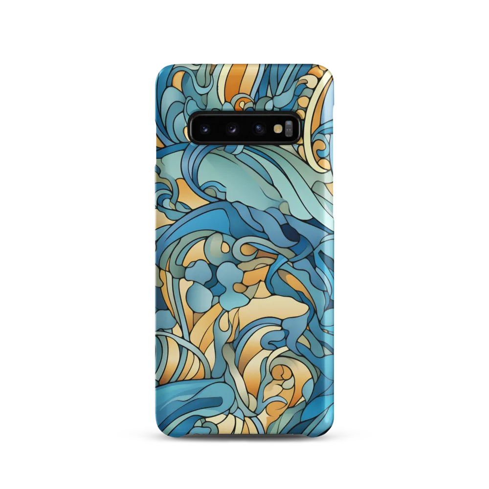 Dancing Waves of the Ocean | Phone Case |  S10 | Snap Case | Matte