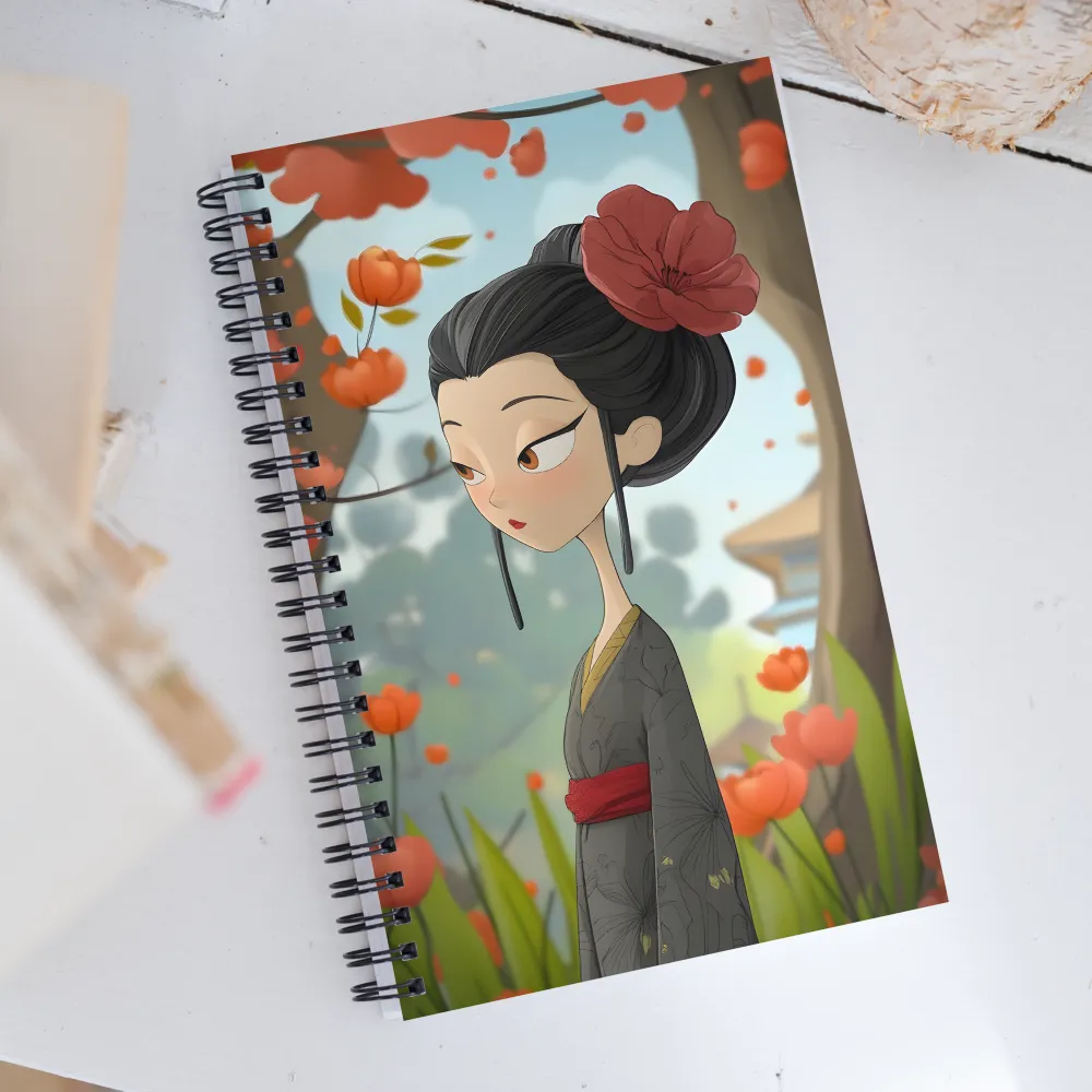 Whispers of Tranquility | Spiral Notebook