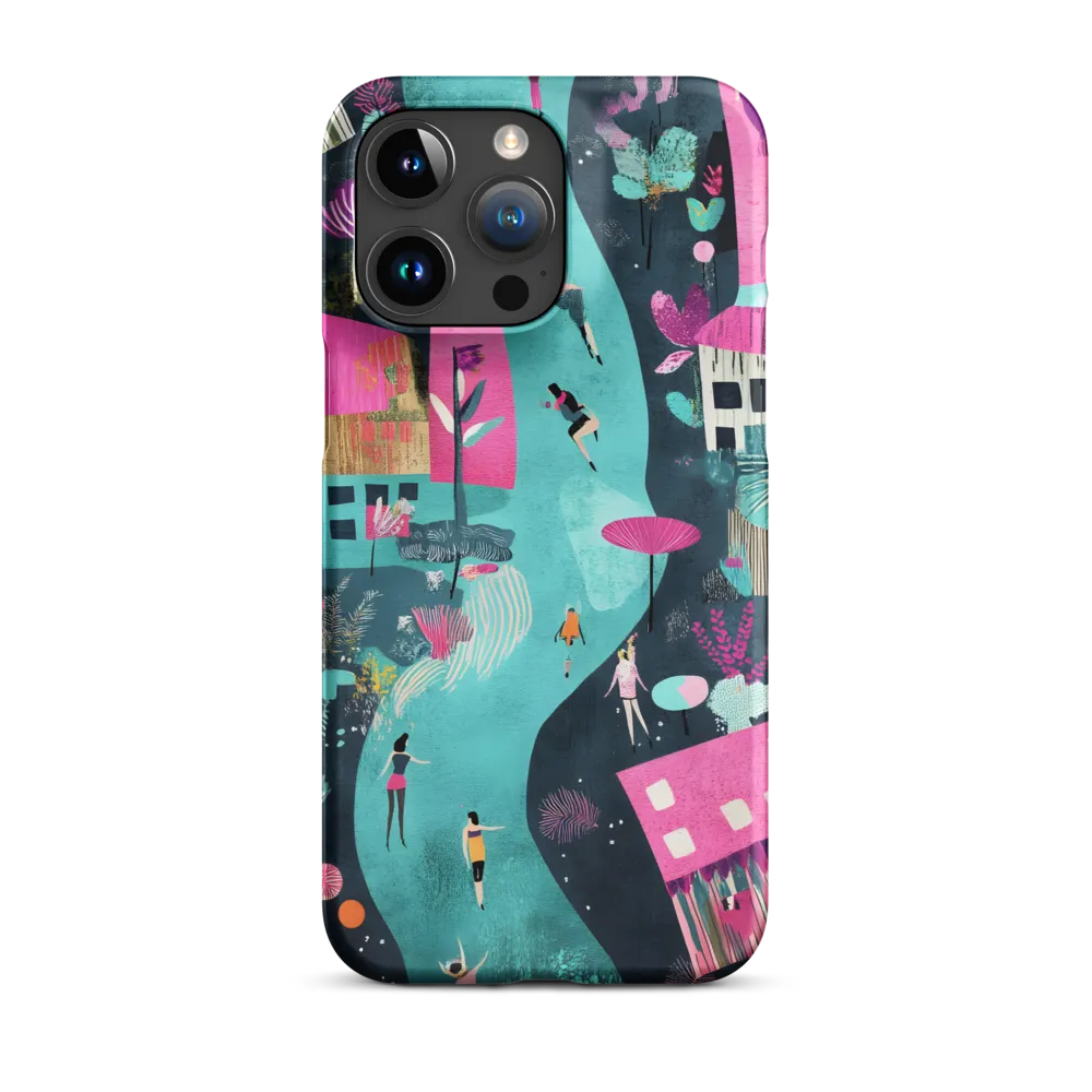 Whimsical Journey Through a Vibrant Landscape | Phone Case |  15 Pro Max | Snap Case | Matte