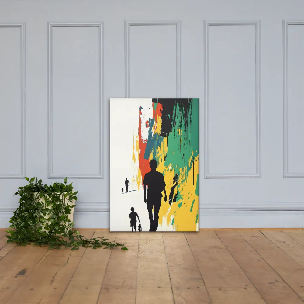 Journey of Silhouettes | Canvas | 24″×36″