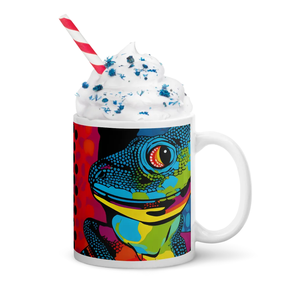 Colorful Encounters: The Playful Geckos | Mugs | Multiple Sizes & Colors