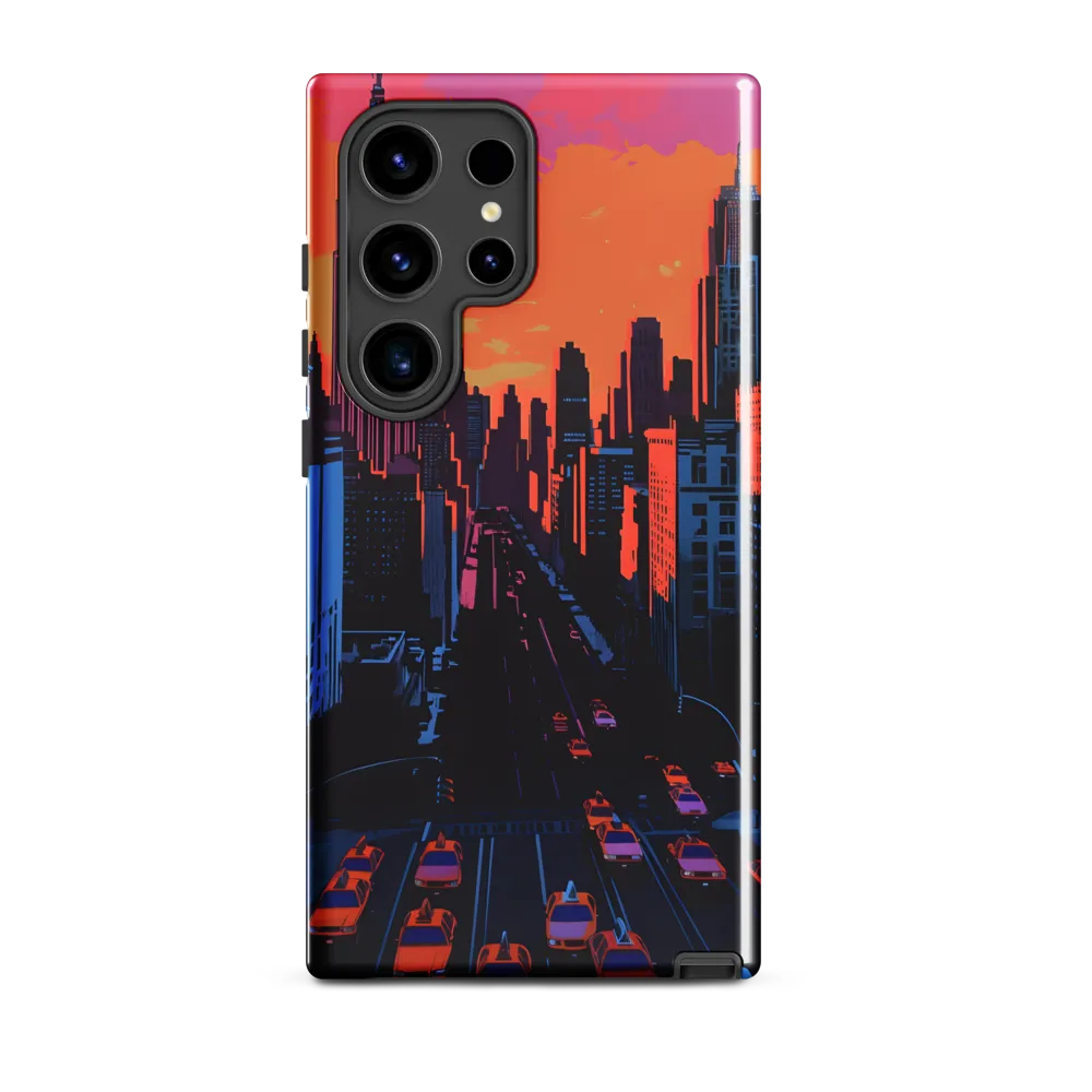 Sunset Over Skyscrapers