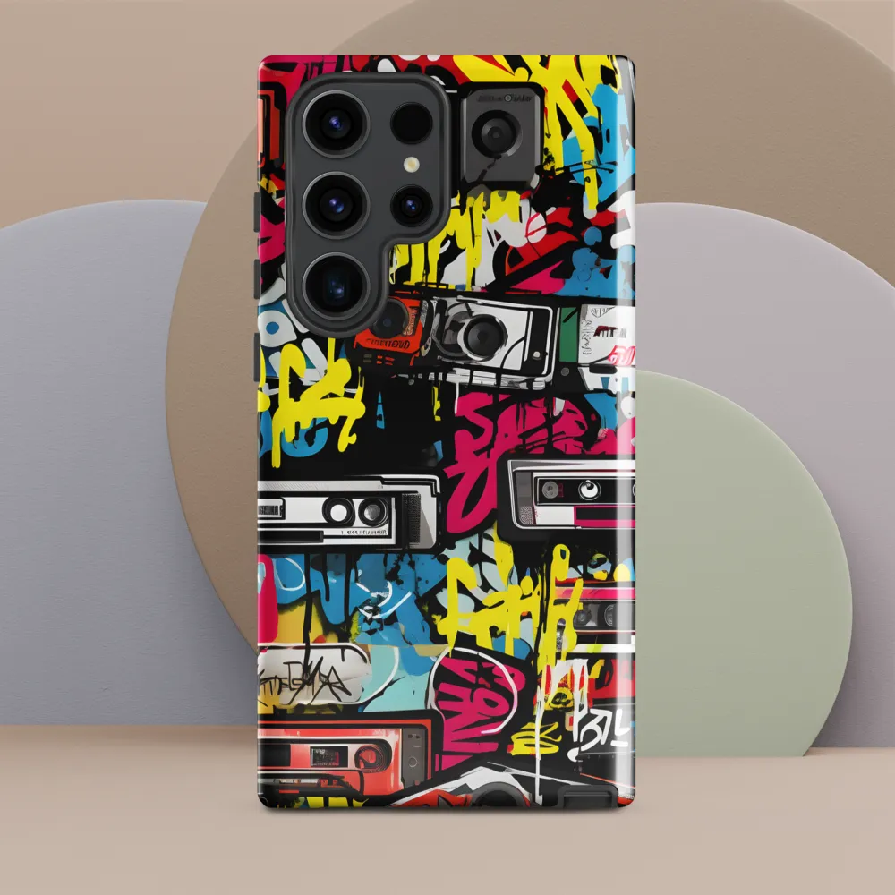 Urban Nostalgia: A Retro Cassette Explosion
