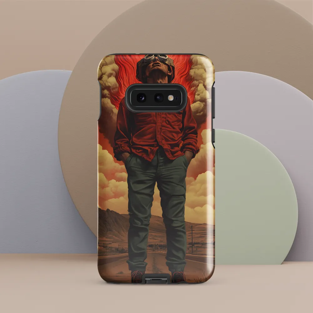 Defiant Spirit in a Surreal Landscape | Phone Case |  S10e | Tough Case | Glossy
