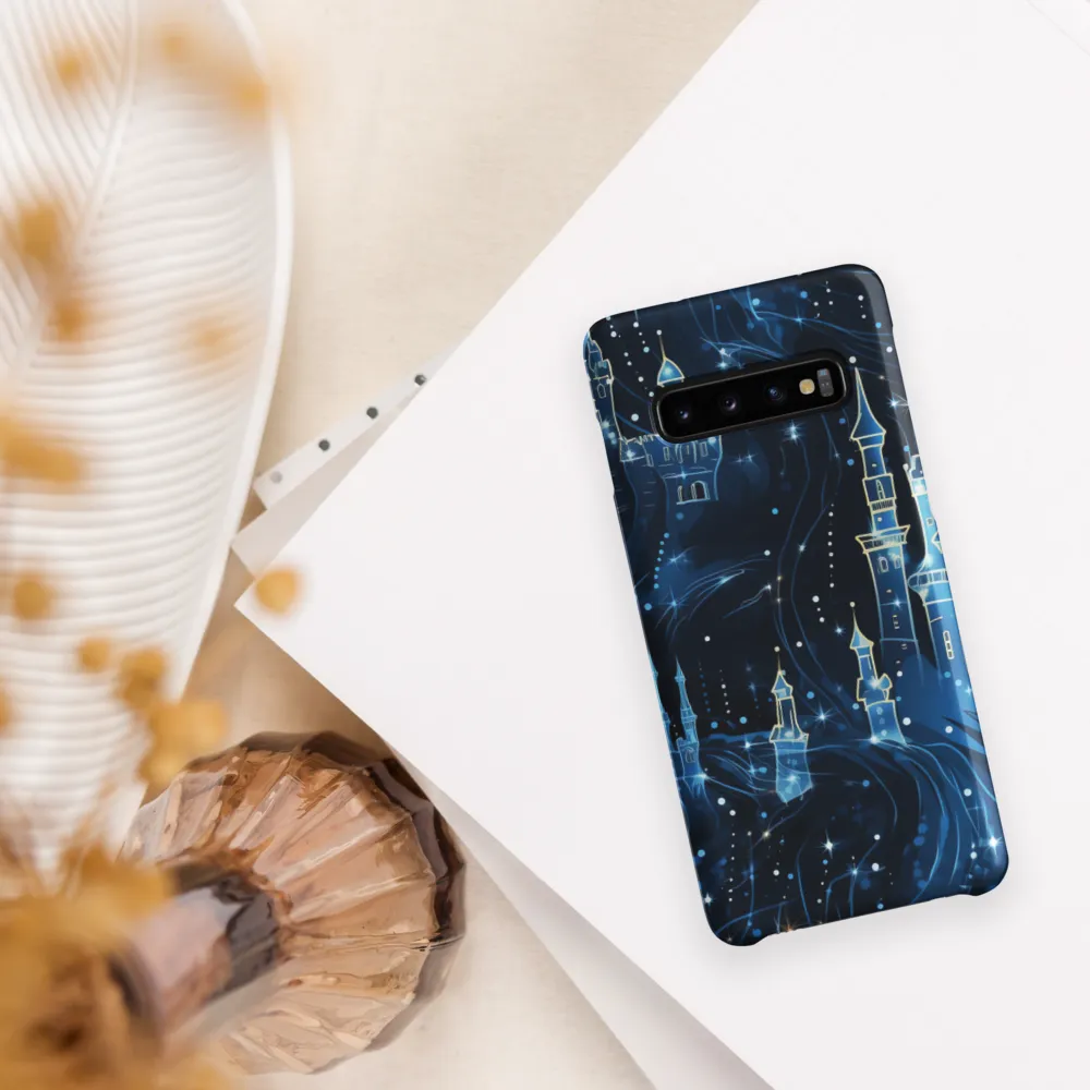 Dreamy Castles in a Starry Sky | Phone Case |  S10 | Snap Case | Matte