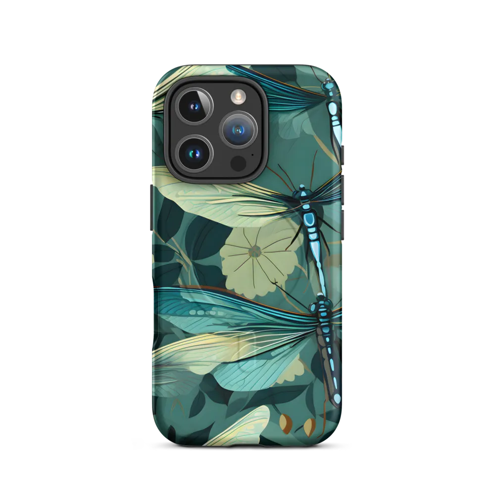 Whispers of Nature: Dragonflies in Harmony | Phone Case |  16 Pro | MagSafe® Tough Case | Matte