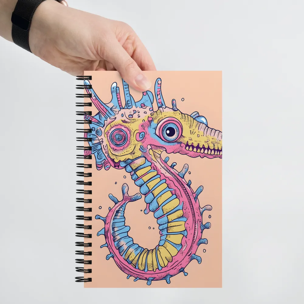 Whimsical Sea Dragon: An Intricate Fantasy | Spiral Notebook