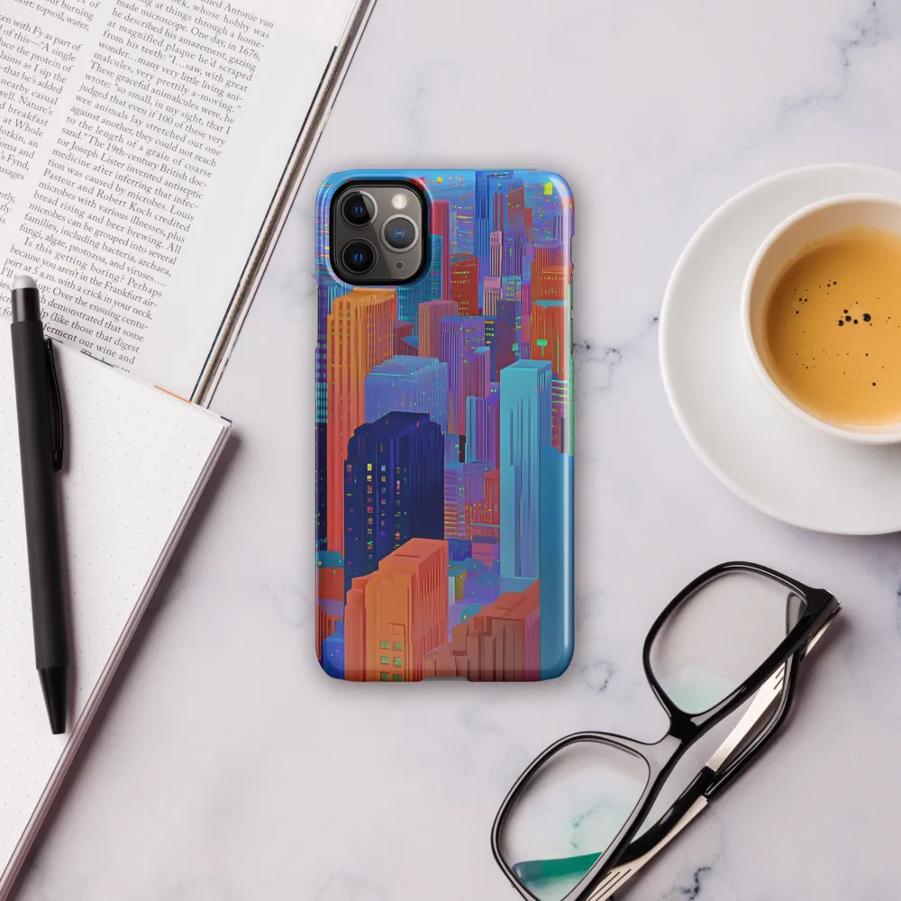 Vibrant Metropolis in Twilight | Phone Case |  11 Pro Max | Snap Case | Glossy