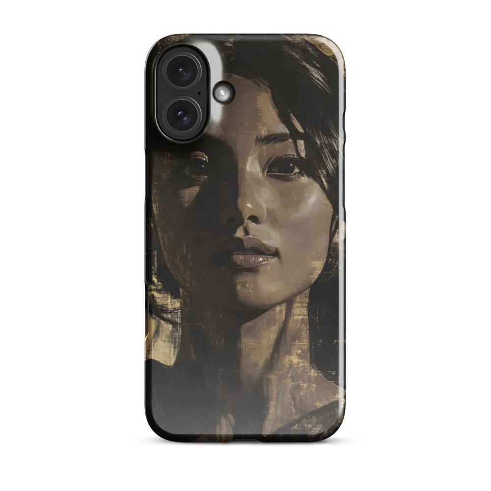 Golden Gaze: A Contemporary Portrait