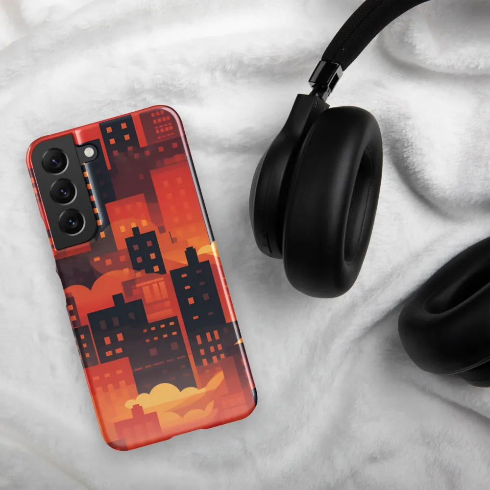 Radiance of the Urban Horizon | Phone Case |  S22 | Snap Case | Glossy