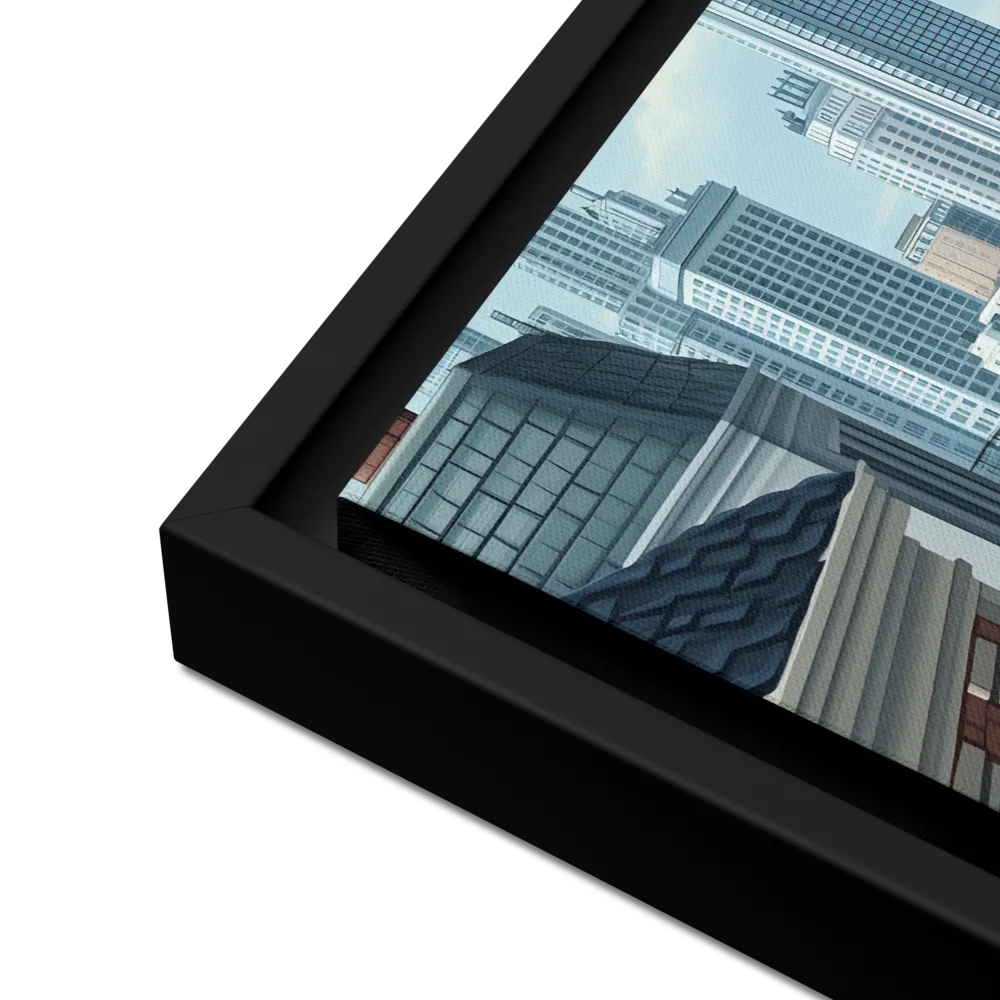 Urban Symphony | Canvas with Black Frame | 12″×16″