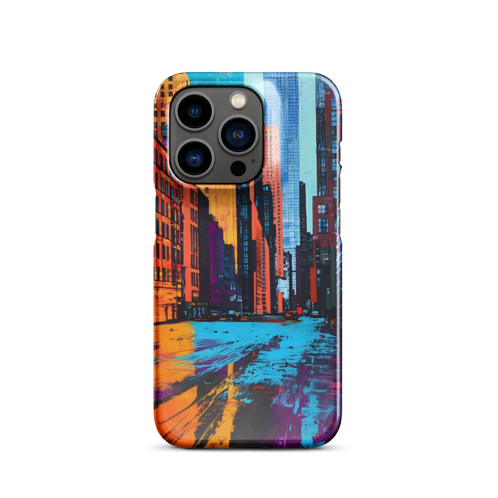 Vibrant Urban Horizons | Phone Case |  14 Pro | Snap Case | Glossy