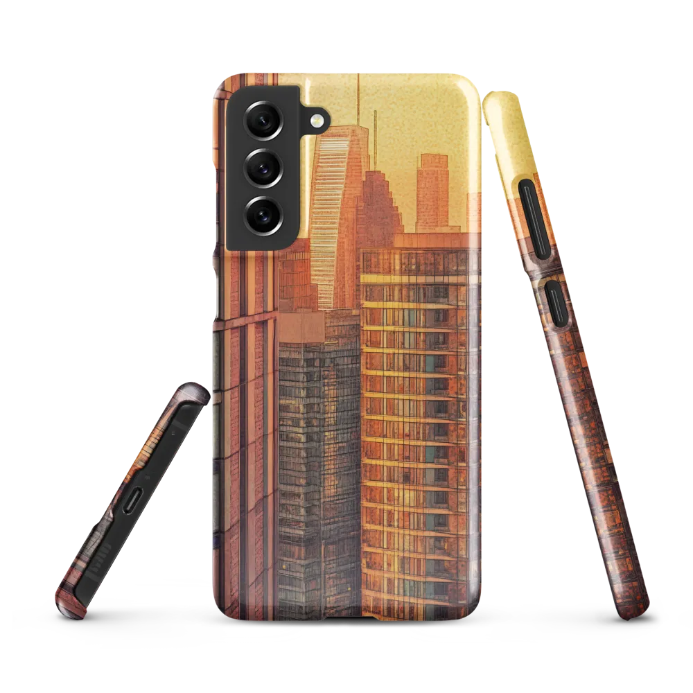 Urban Serenity at Sunset | Phone Case |  S21 FE | Snap Case | Glossy