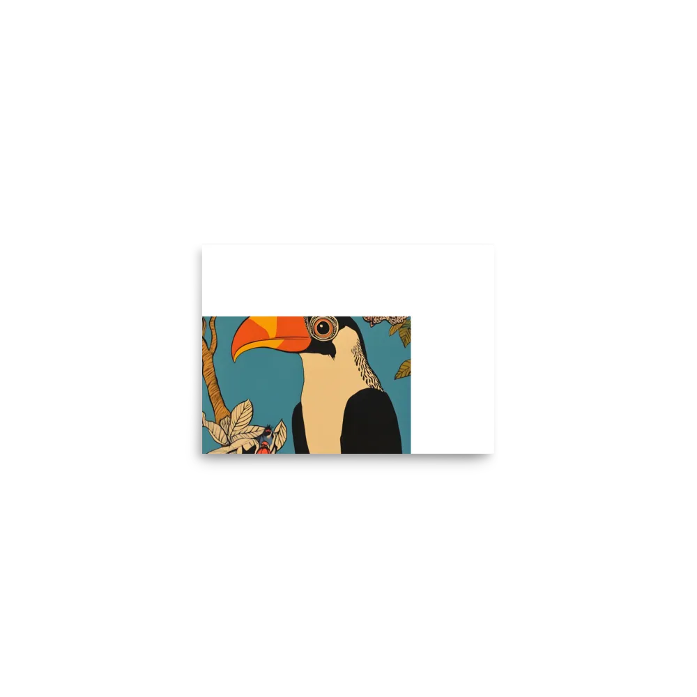Tropical Majesty: The Toucan at Rest | Poster | 5″×7″