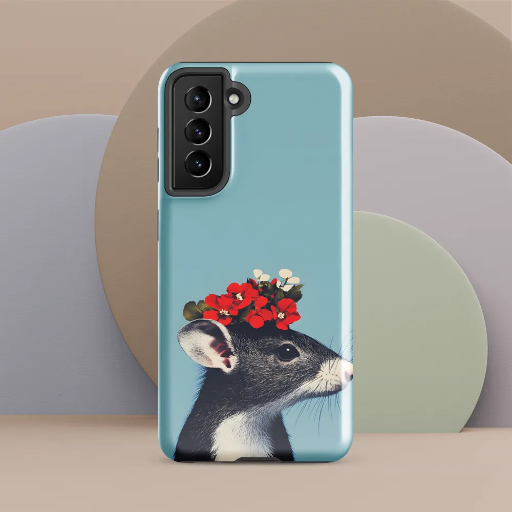 Whimsical Flora: A Mouse's Floral Crown