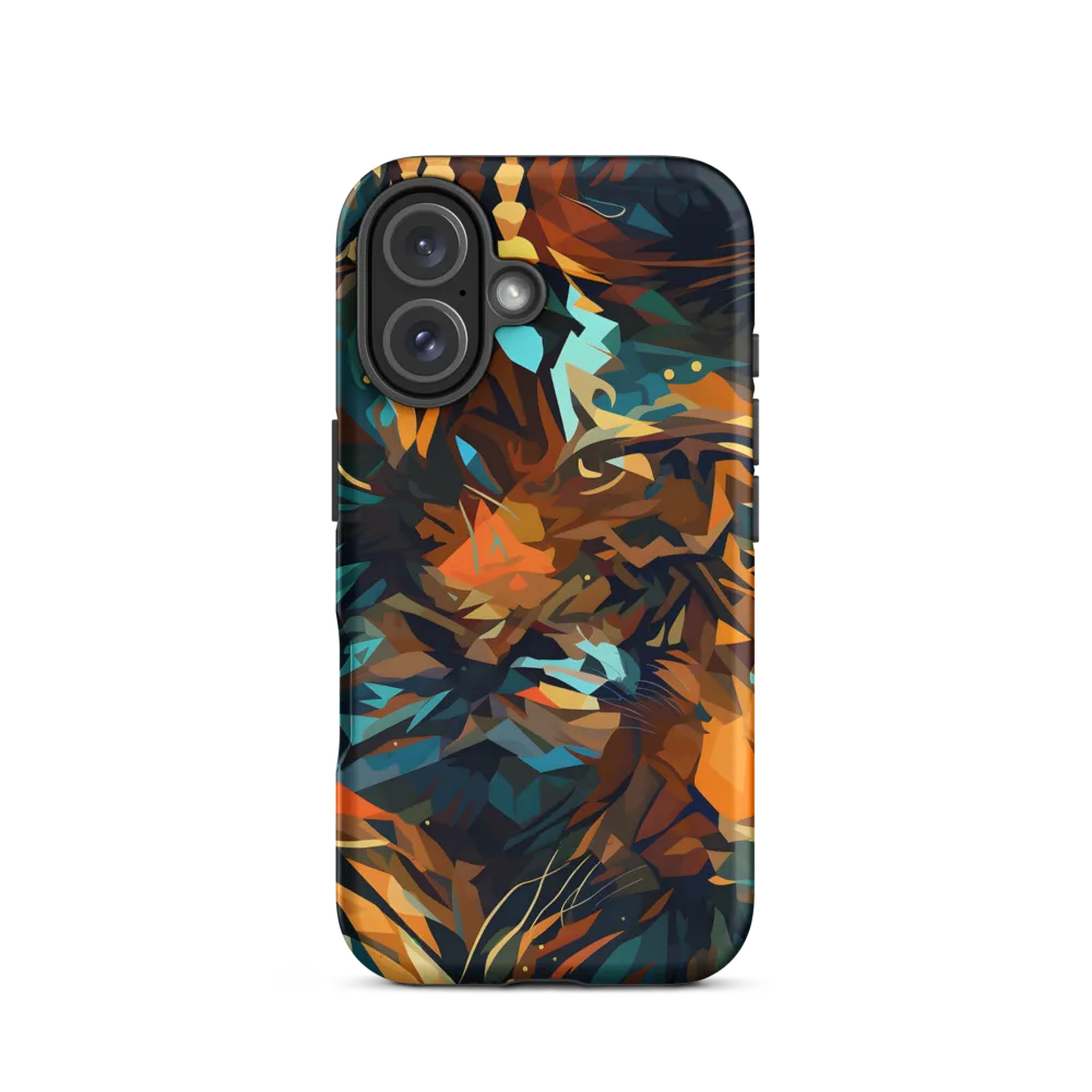 Wild Symphony: Abstract Tigers | Phone Case |  16 | Tough Case | Matte