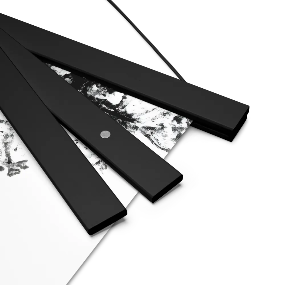 Whispers of Nature | Poster With Black Wood Hanger | 14″×14″