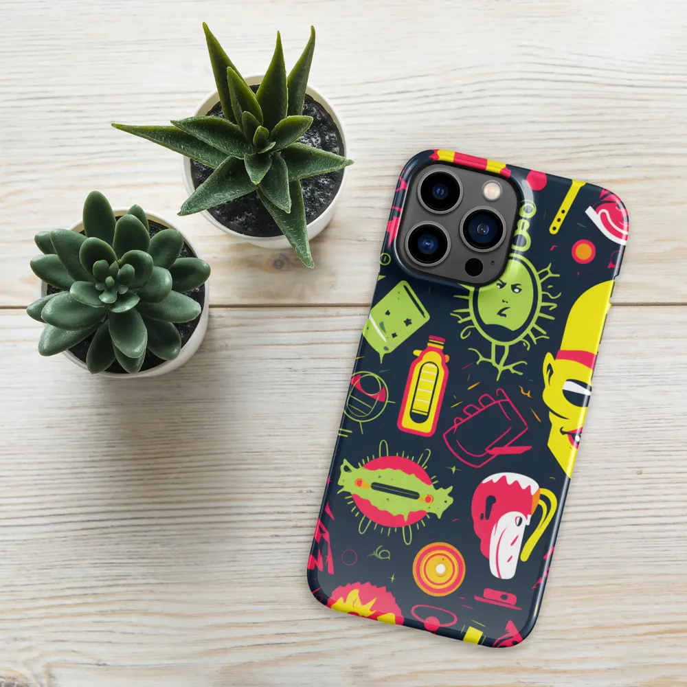 Neon Revelry: A Quirky Exploration of Modern Pop Art