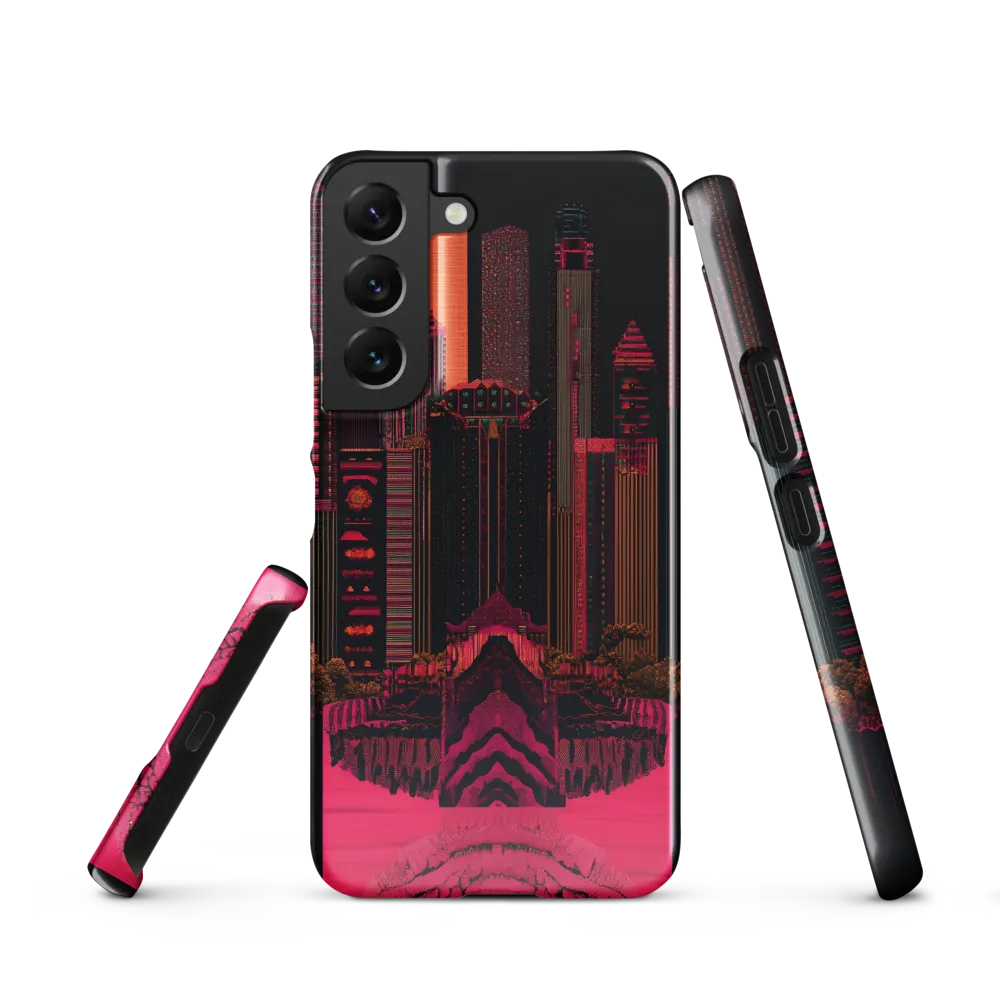 Urban Fusion: A Vibrant Dreamscape | Phone Case |  S22 | Snap Case | Glossy