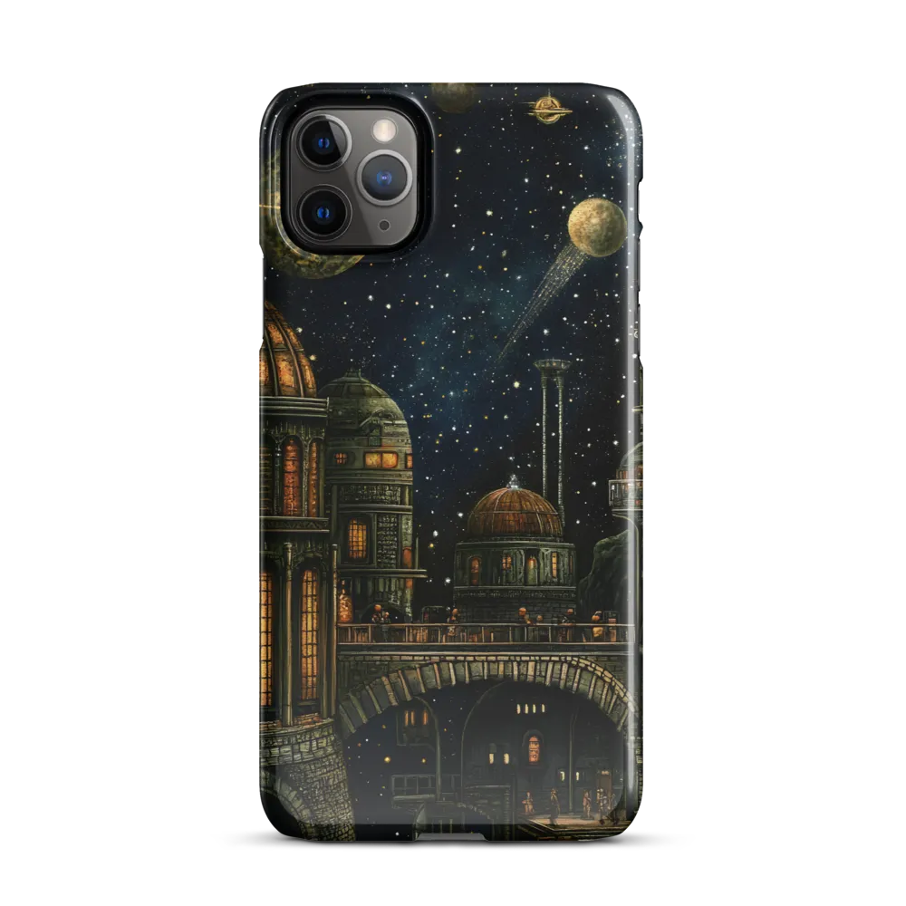 Celestial City: A Journey Through the Cosmos | Phone Case |  11 Pro Max | Snap Case | Glossy