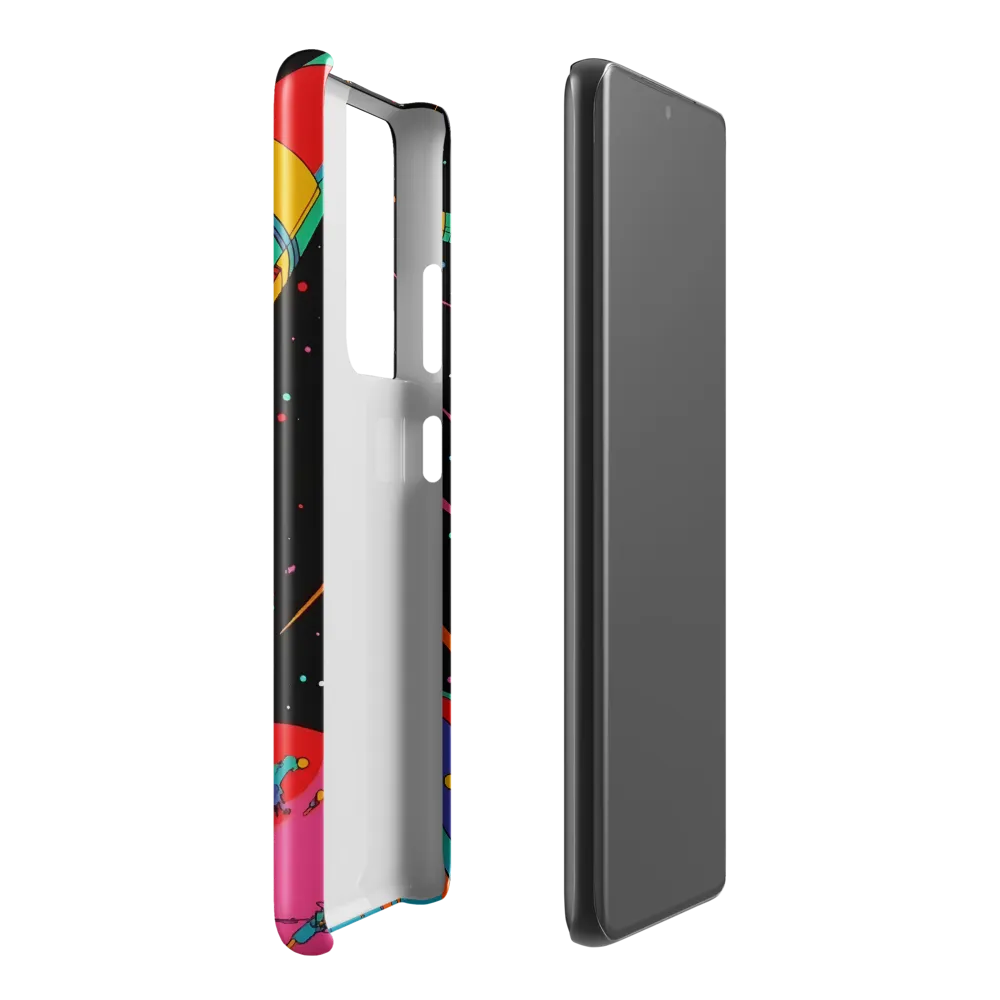 Cosmic Voyage: The Neon Lift-Off