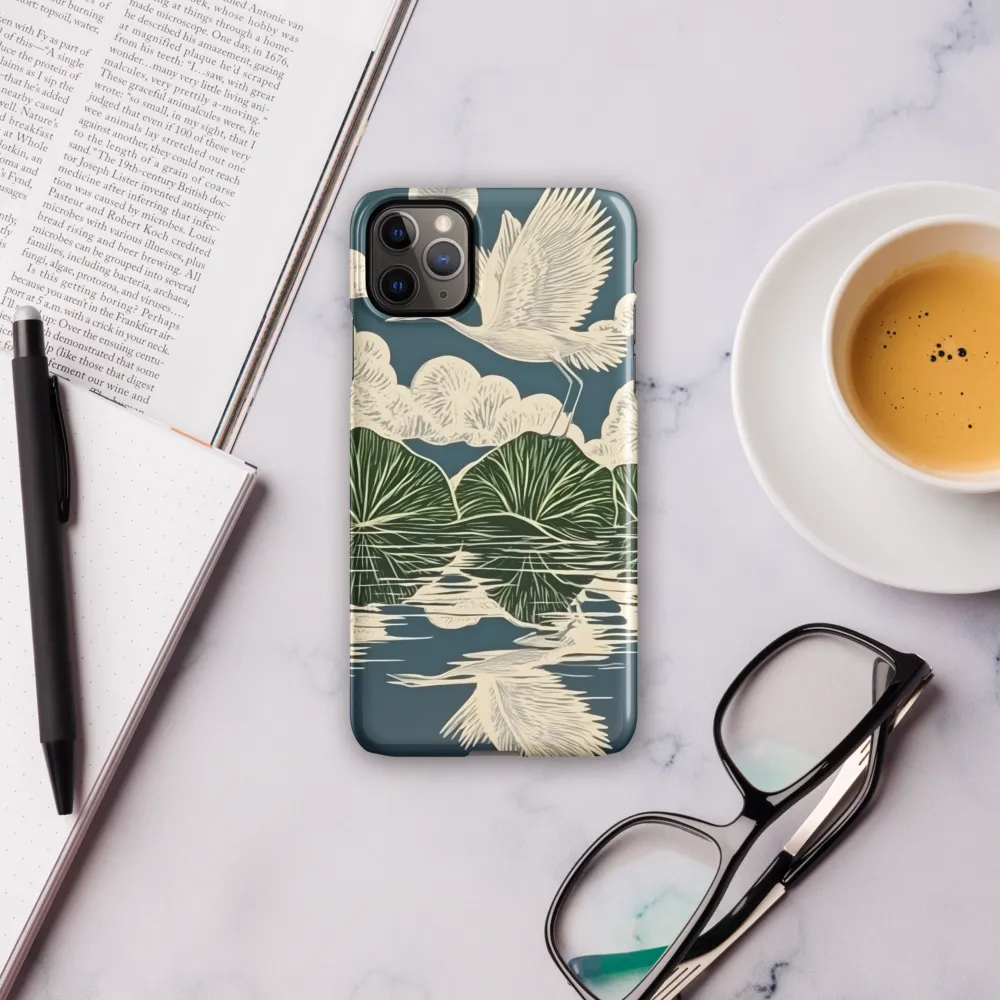 Ethereal Flight Over Water Lilies | Phone Case |  11 Pro Max | Snap Case | Glossy