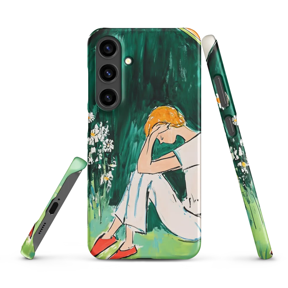 Silent Sorrow | Phone Case |  S24 Plus | Snap Case | Matte